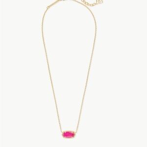 Kendra Scott Gold and Pink Necklace Modern Elegance